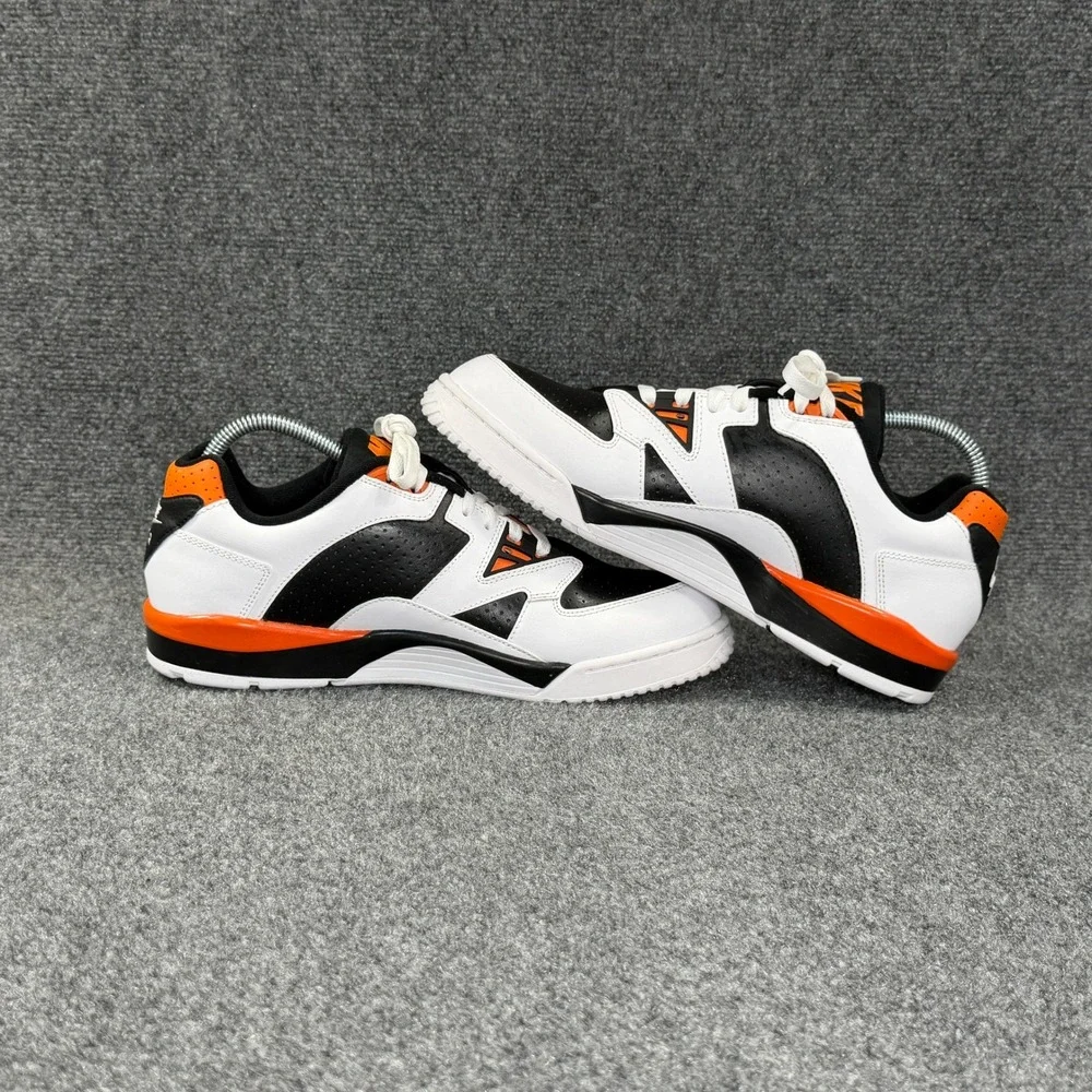 Nike Air Cross Trainer 3 Low Shoes Men 11.5 Starfish White Black Orange Athletic